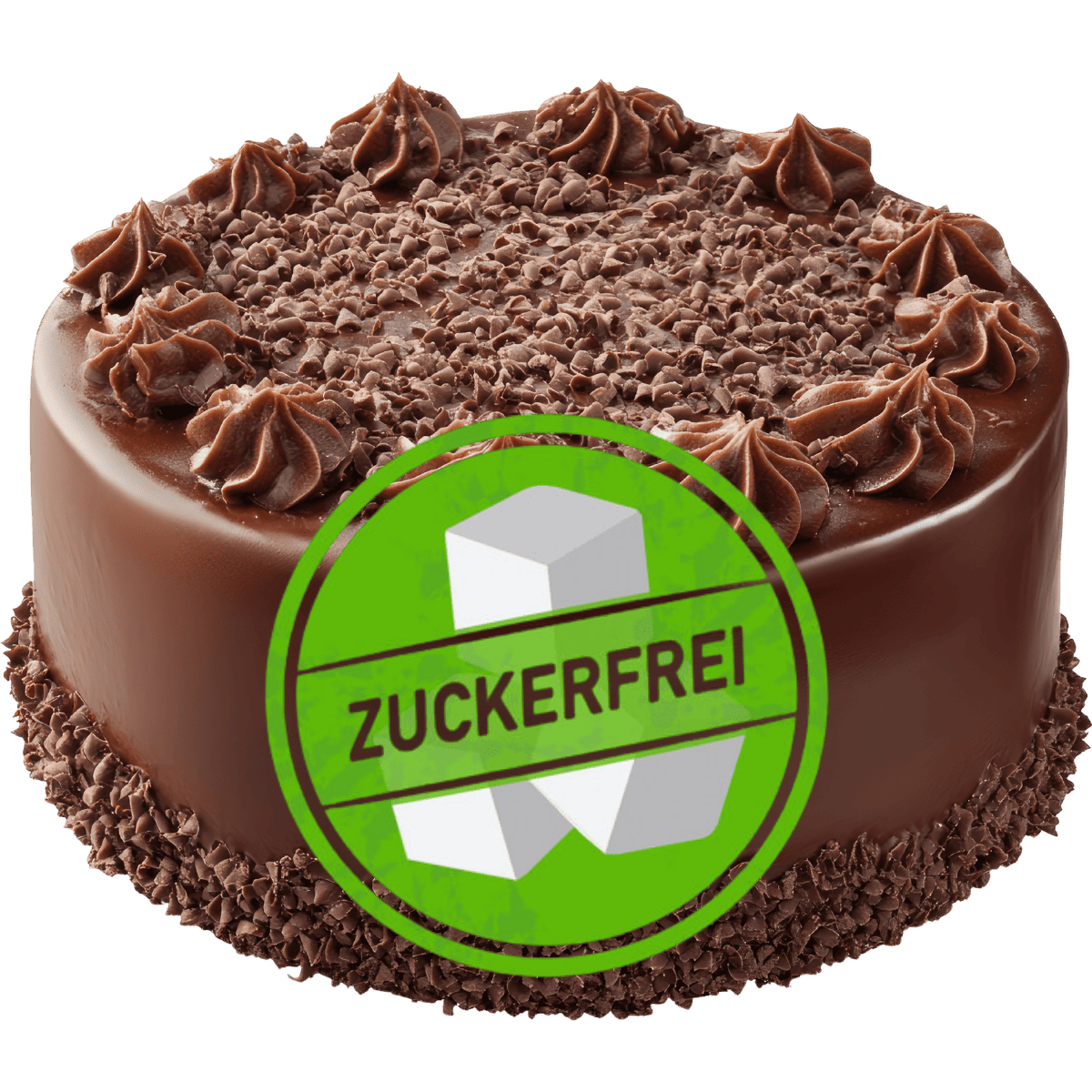 Zuckerfreier Fitness-Schokoladenkuchen